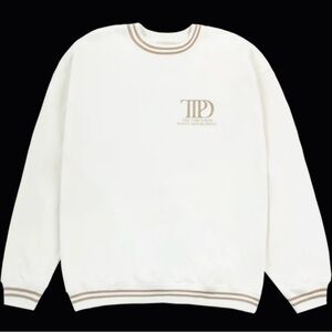Taylor Swift Tortured Poets Department White Crewneck TTPD